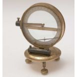 Early 20th century Dip Circle Inclinometer