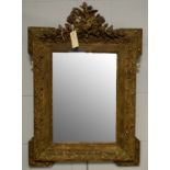 An early 20th Century gilt wall mirror.