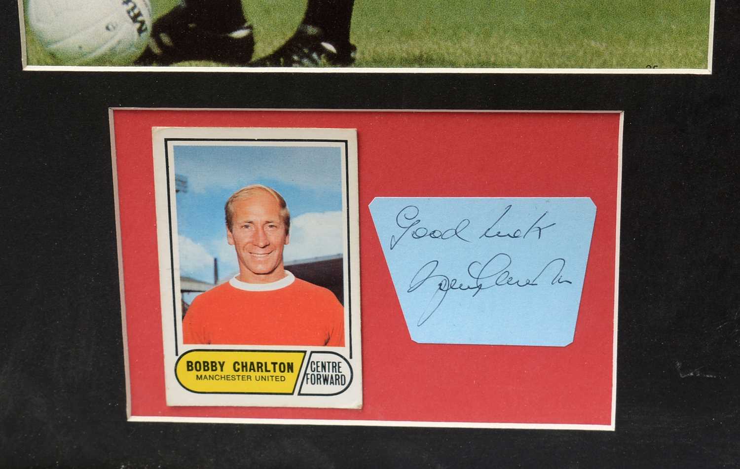 Sir Bobby Charlton autograph and Sir Geoff Hurst World Cup 1966 autograph - Bild 2 aus 3