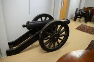 A pair of large novelty replica cannons