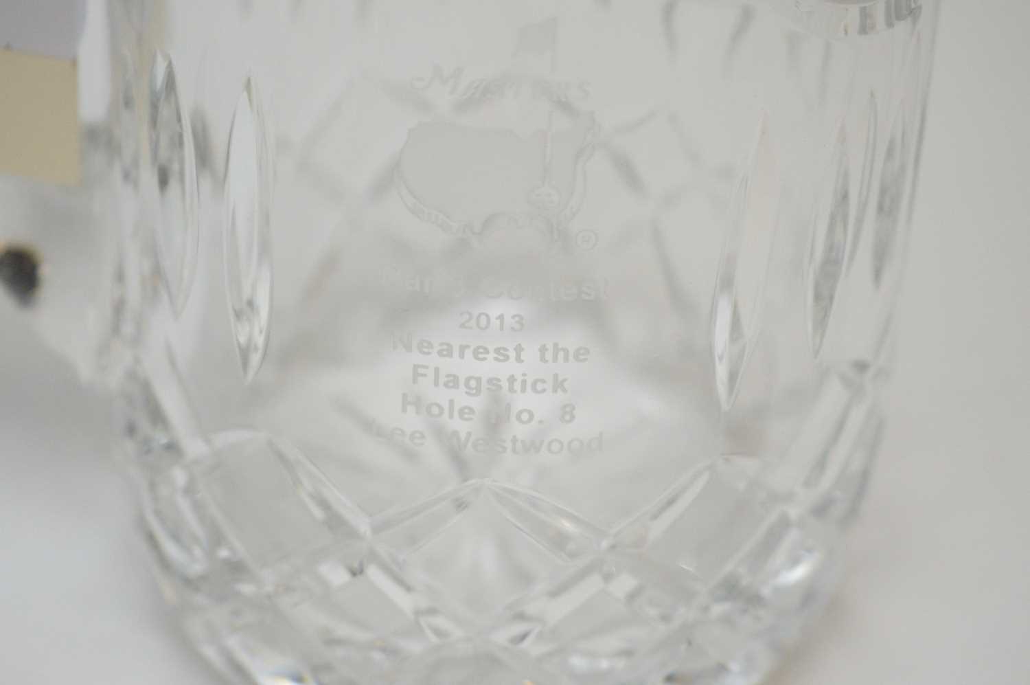 Various glass items etched with golf related inscriptions - Image 4 of 4