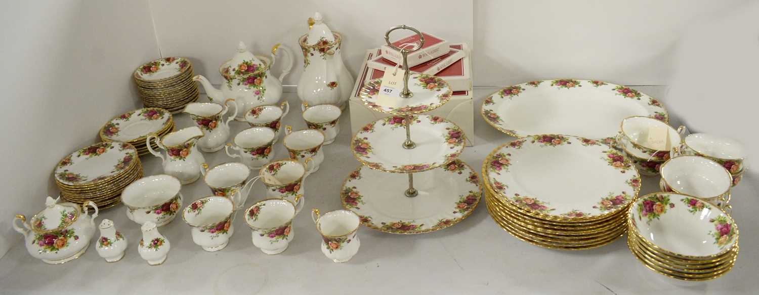 An Extensive Royal Albert 'Old Country Roses' pattern tea, coffee and dinner service.