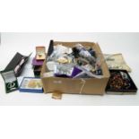 A large box of costume jewellery,