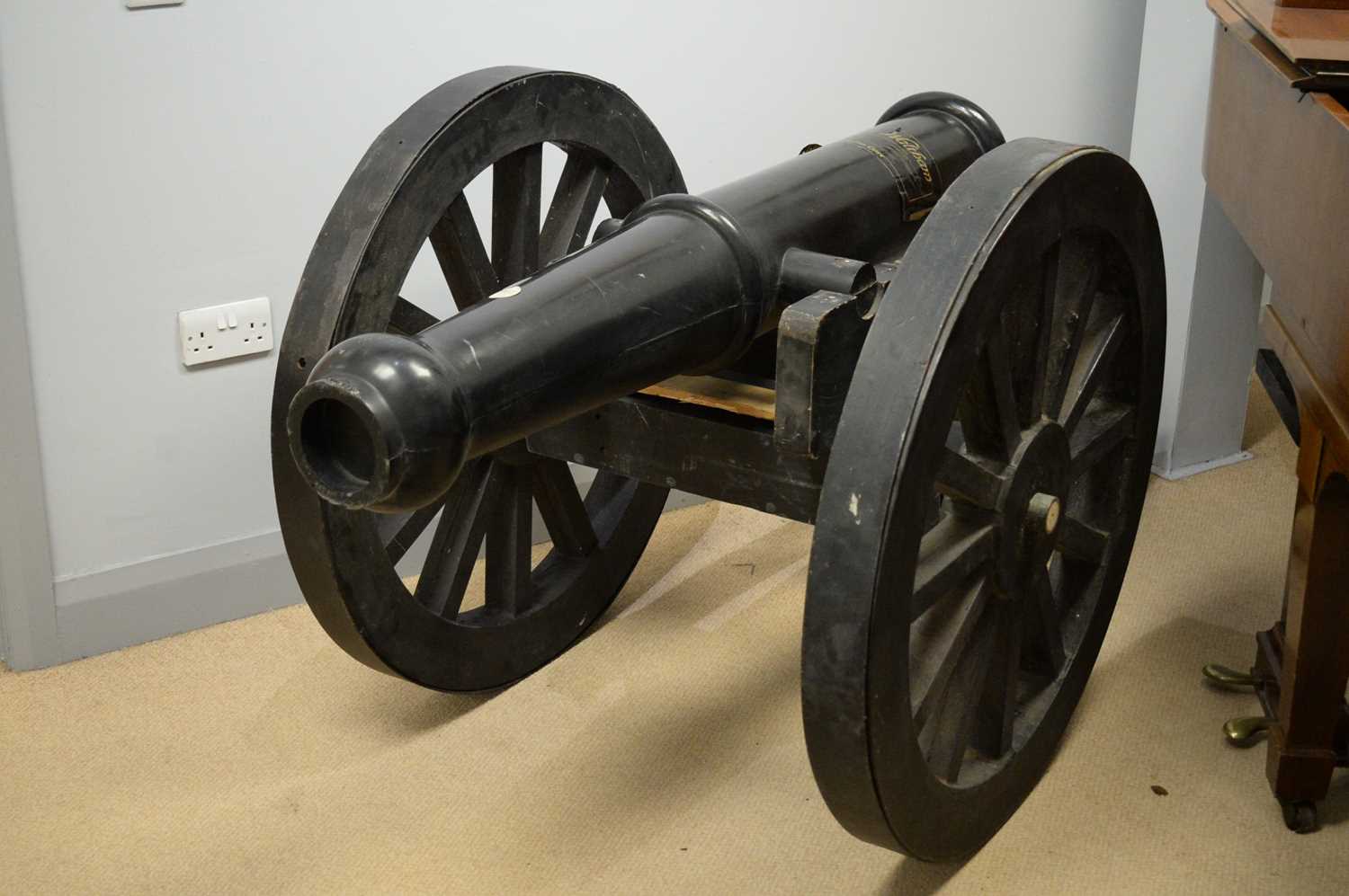 A pair of large novelty replica cannons - Image 3 of 8