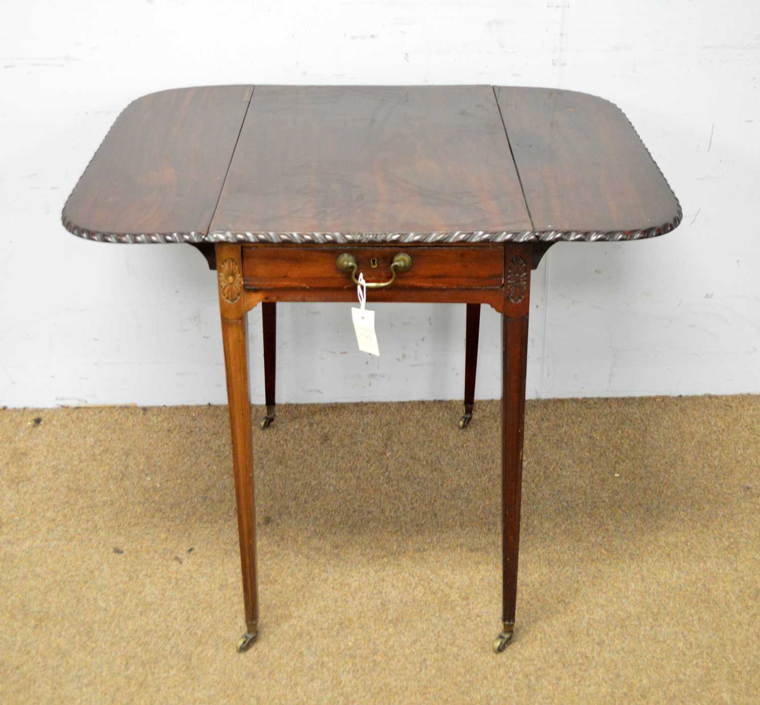 A Victorian mahogany Pembroke table.