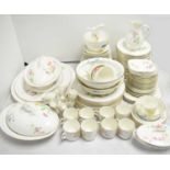 A Royal Worcester dinner service.