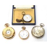 Four pocket watches