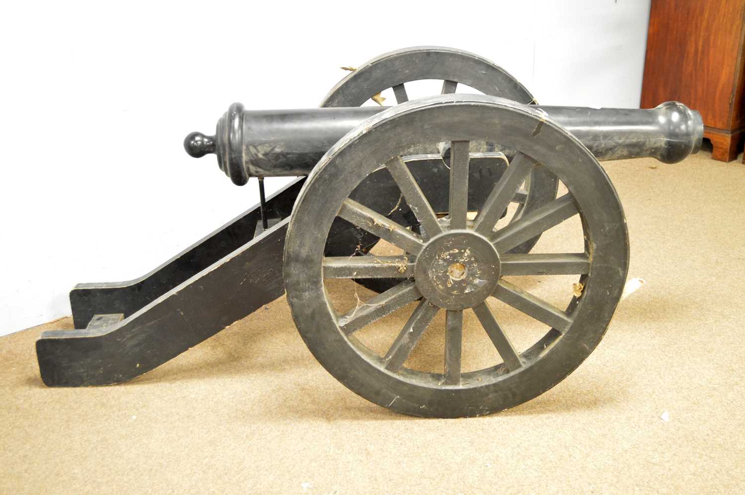 A pair of large novelty replica cannons - Image 5 of 8