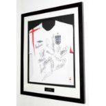 England Football: a signed 2006 replica shirt,