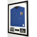 Manchester United: a signed 1968 European Cup winner's replica shirt,