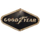 Good Year enamel advertising sign,