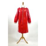 An iconic 1960s Mary Quant 'Wet Collection' PVC raincoat