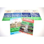 Six FA Cup Final Tie programmes,