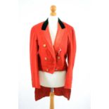 Tynedale Hunt Club scarlet tail coat