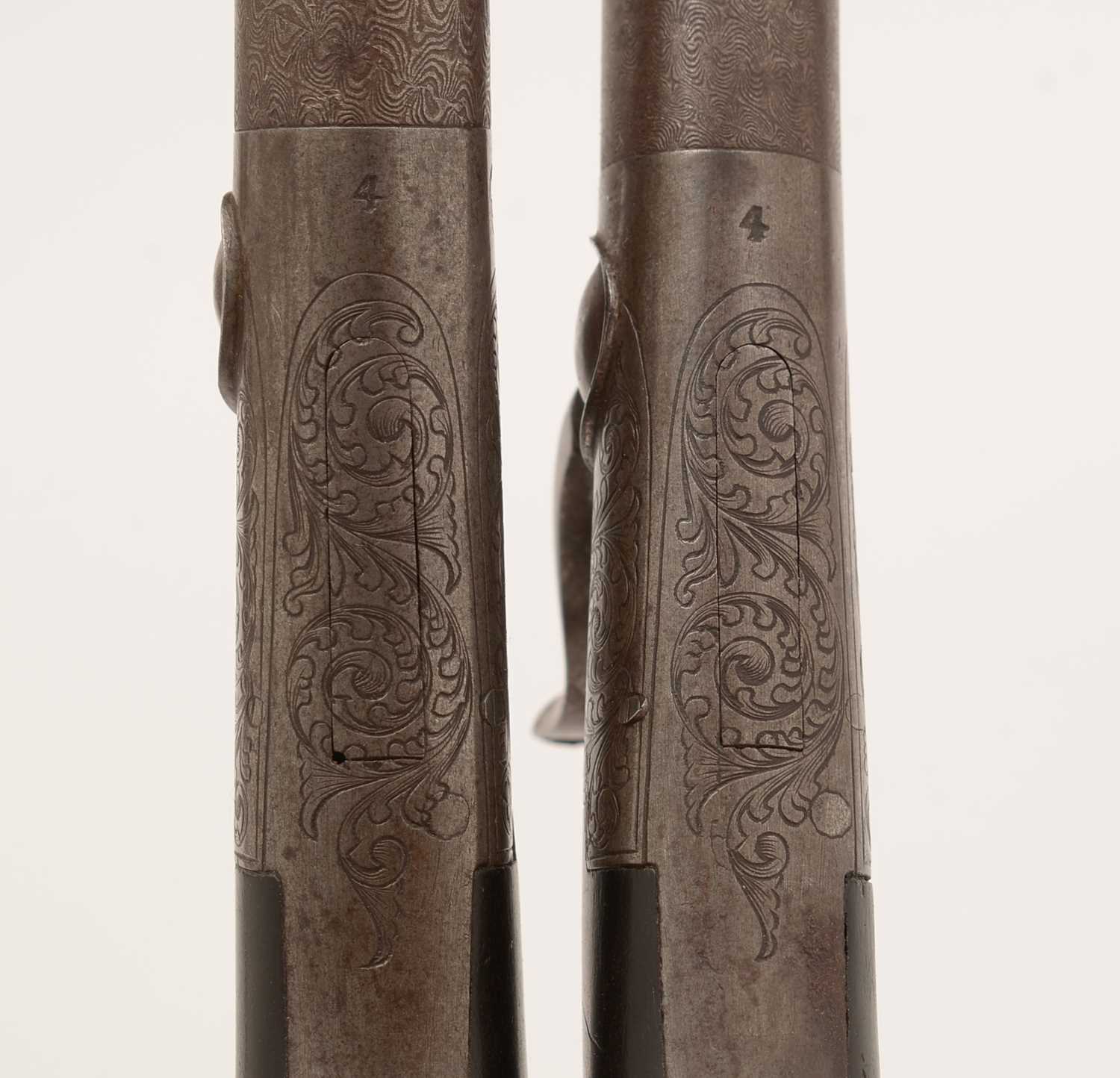 A pair of 19th Century pocket percussion pistols, - Bild 2 aus 17