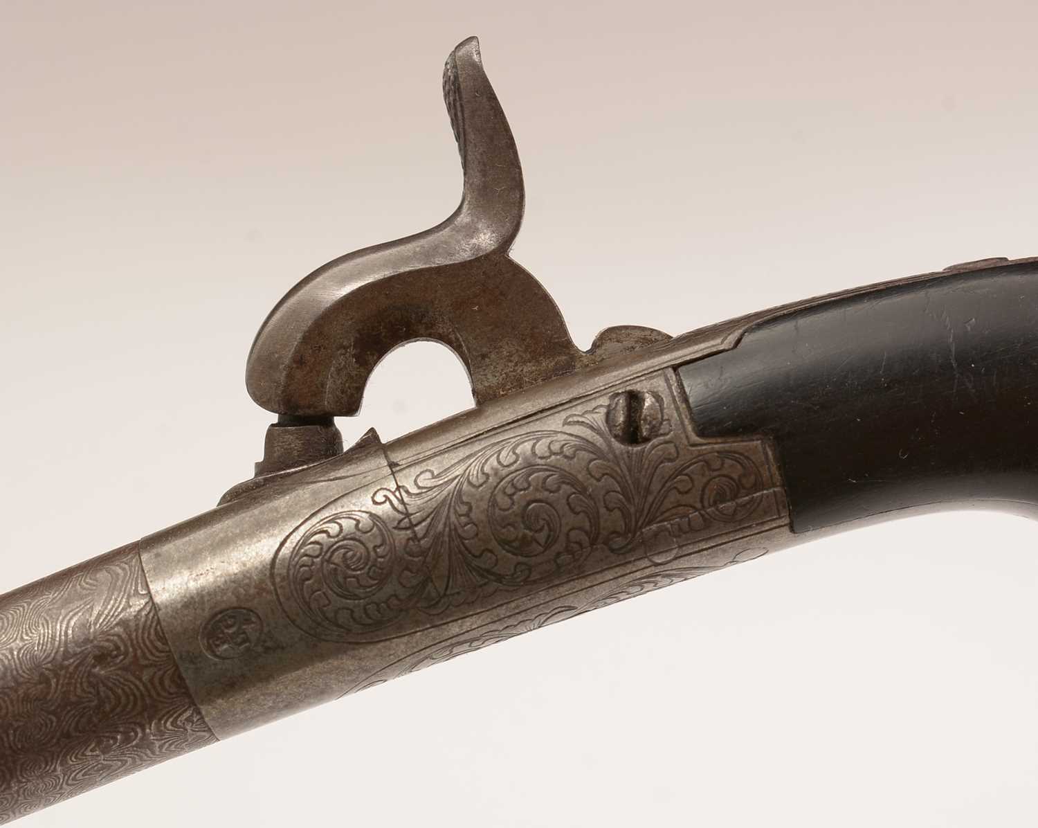 A pair of 19th Century pocket percussion pistols, - Bild 7 aus 17