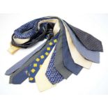 Designer and haute couture silk neckties