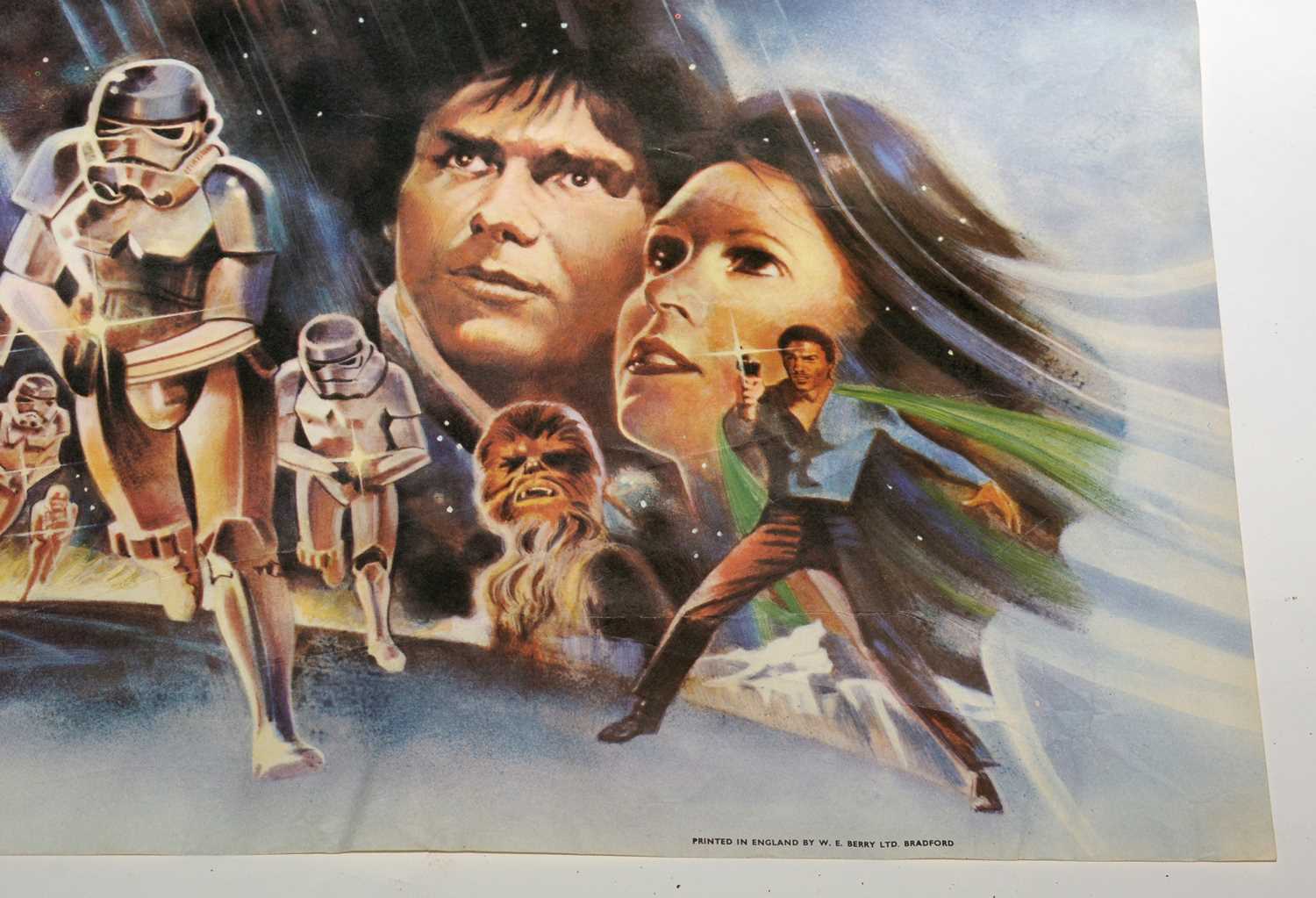 Star Wars The Empire Strikes Back British quad film poster, - Image 3 of 4