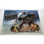 Star Wars The Empire Strikes Back British quad film poster,