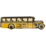 Marigold Coach Lines enamel advertising sign,