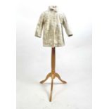 A child's Wartime crushed velvet winter coat