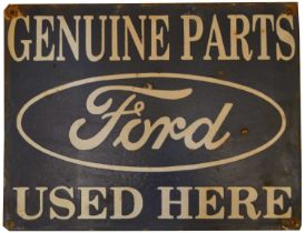 Ford enamel advertising sign,
