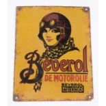 A rare Beverol enamel advertising sign