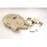 Star Wars Kenner Millennium Falcon and X-Wing fighter.