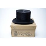 A 1920s Christy's of London top hat