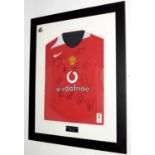 Manchester United: a 2005/06 season signed replica shirt