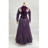 Late Victorian two-piece walking dress