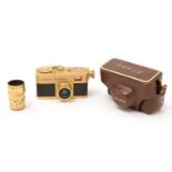 A Golden Steky Subminiature camera.