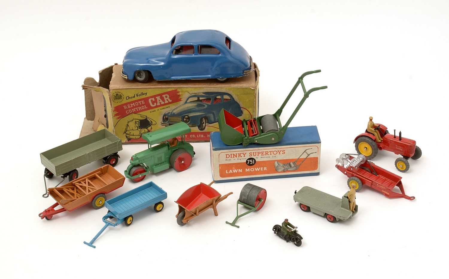 Dinky Toys diecast agricultural and other vehicles,