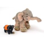 Two Steiff elephants,