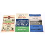 FA Cup 1954/55 final and semi-final reply programmes