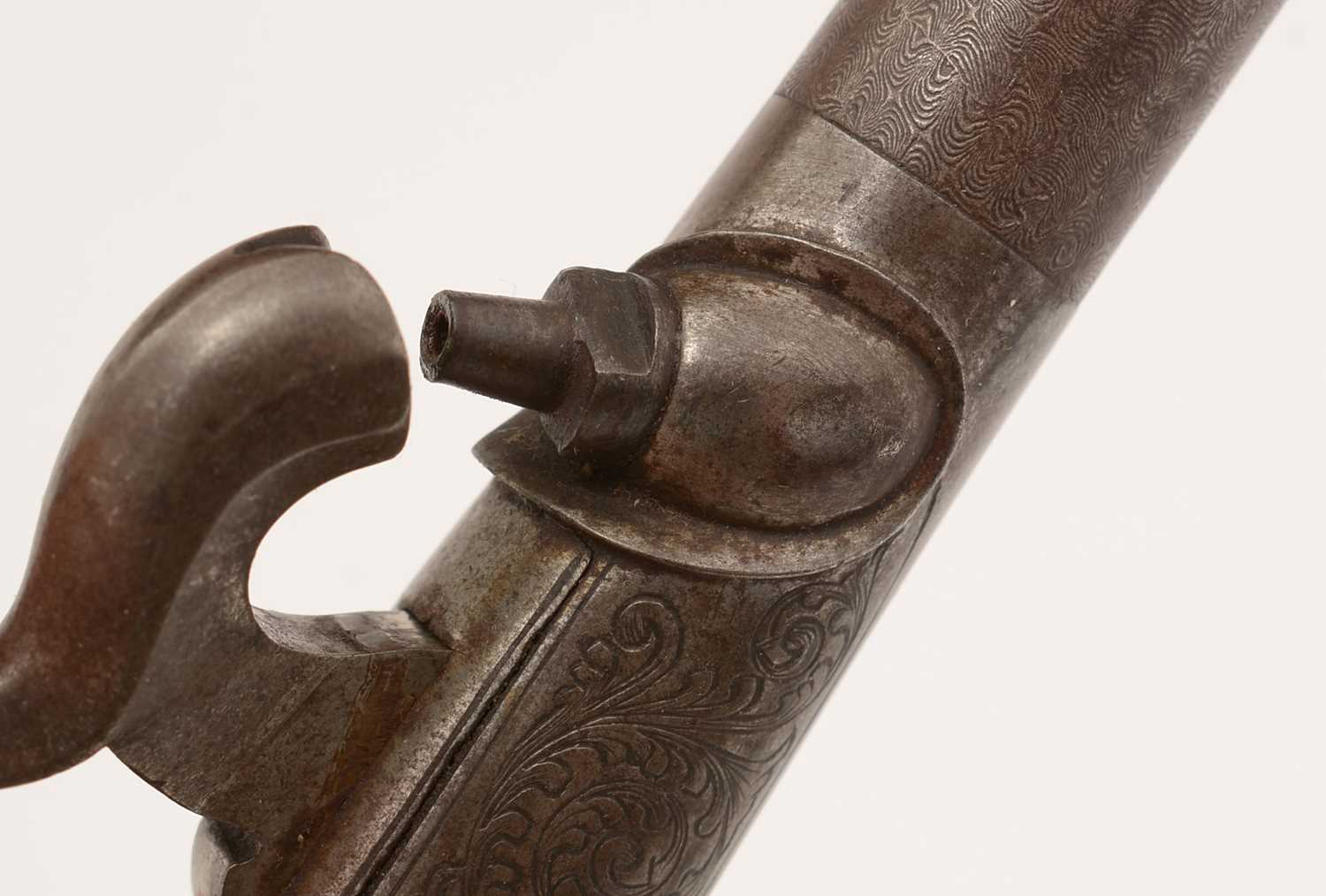 A pair of 19th Century pocket percussion pistols, - Bild 14 aus 17