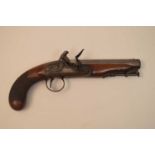 An early 19th Century flintlock pistol, by William Hole,