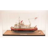 A Shipbuilders model of the River Tees Fire Boat "Cleveland Endeavour"