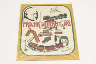 A limited edition enamel advertising sign for Frank Hornby