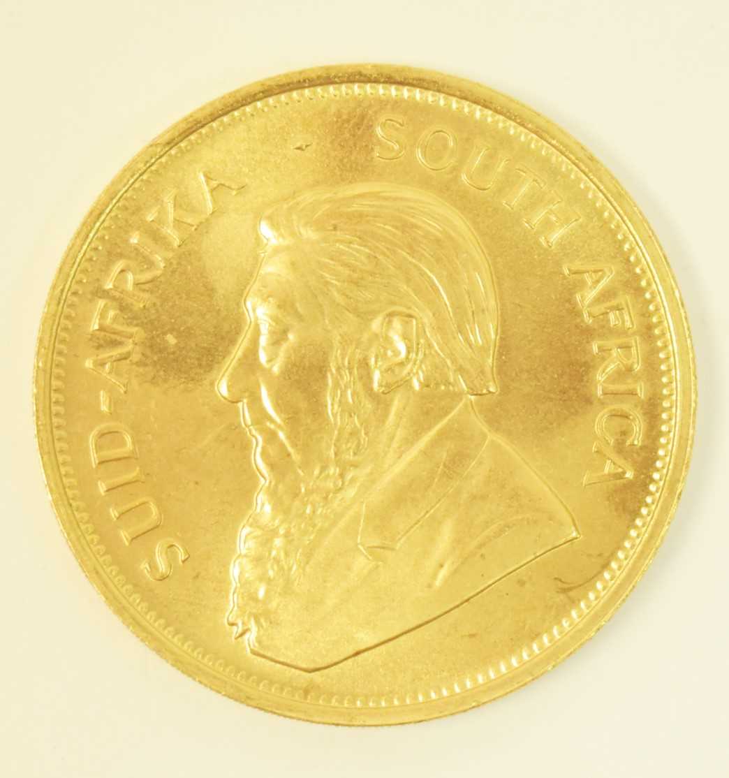 A South Africa Krugerrand.