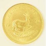 A South Africa Krugerrand.