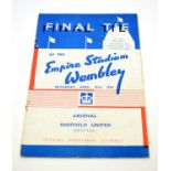 FA Cup Final Tie programme 1936,