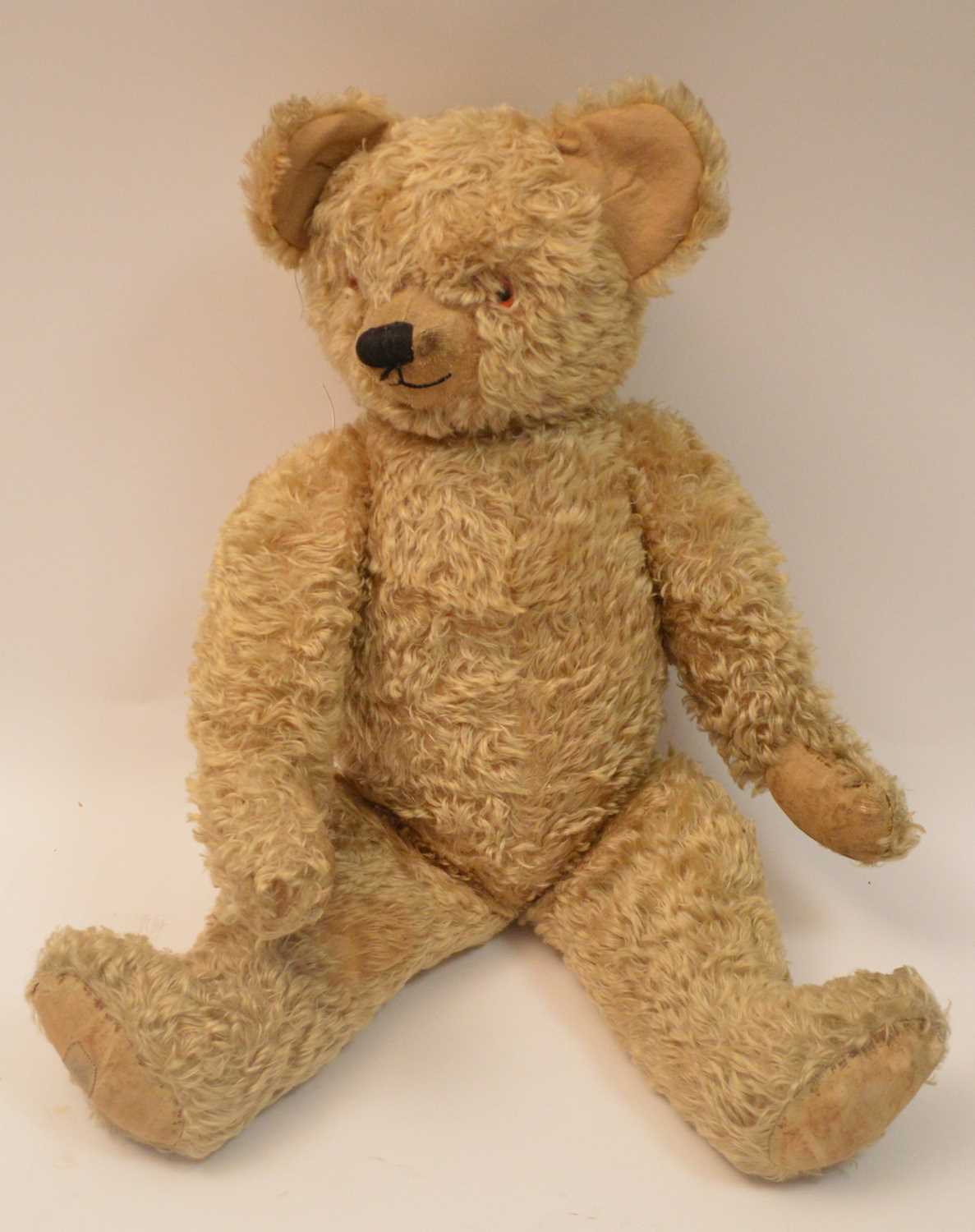 A 1950's Chad Valley plush teddy bear,