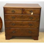 A Georgian mahogany chest