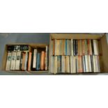 A collection of Penguin books.