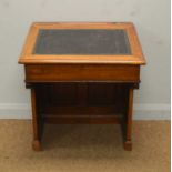 A mid to late Victorian mahogany clerk's desk