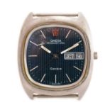 Omega Megaquartz 32KHz: a steel cased wristwatch,