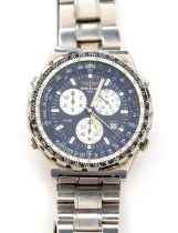 Breitling Jupiter Pilot: a steel cased wristwatch, ref 17169