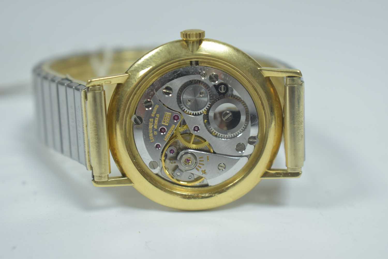 Longines: an 18ct yellow gold cased wristwatch, - Bild 2 aus 6