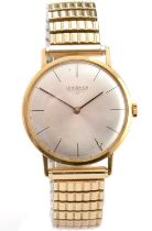 Longines: an 18ct yellow gold cased wristwatch,